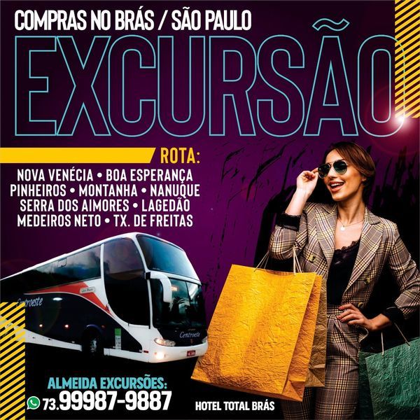 Excursão para compras no Brás - São Paulo