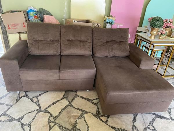 Vendo sofá de canto marrom