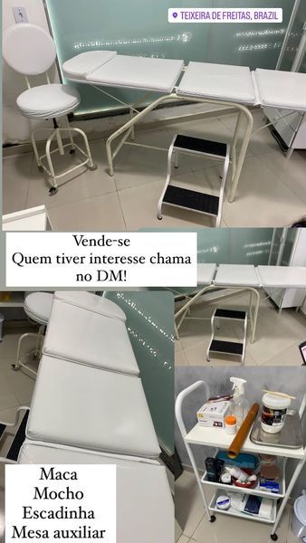 Maca, mocho, escadinha, manta térmica EST?TICA