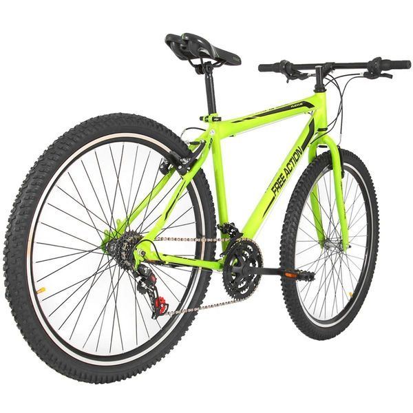 BICICLETA ARO 29 FREE ACTION FLEXUS 21V VERDE/PRETO