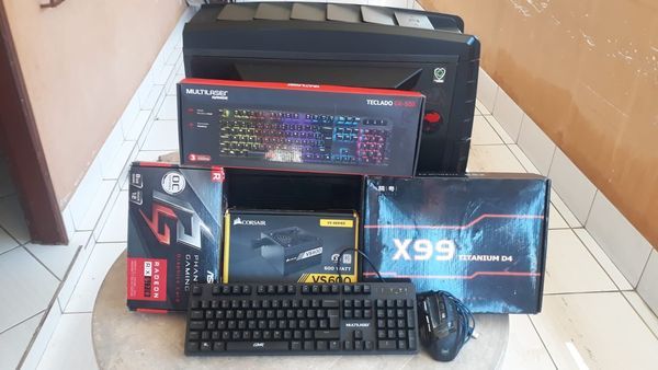 Vendo PC Gamer X99 E5 2650 RX570 8Gb e 16Gb DDR4 3000