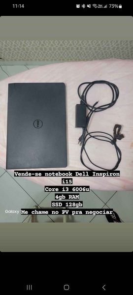 Vende-se Notebook Dell (Chama no insta @gustavo_ubm)