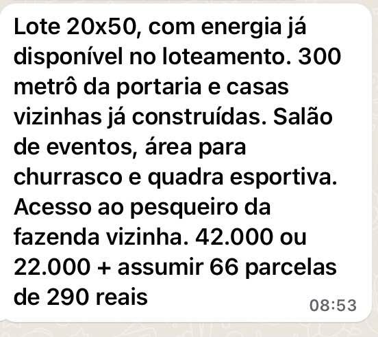 Terreno próximo a BR 101 300 metros depois do posto fiscal bendito pra morar mais devi...
